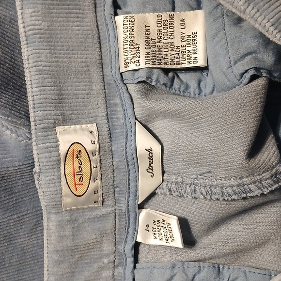 Talbots Vintage Corduroy Pants - Picture 4 of 4